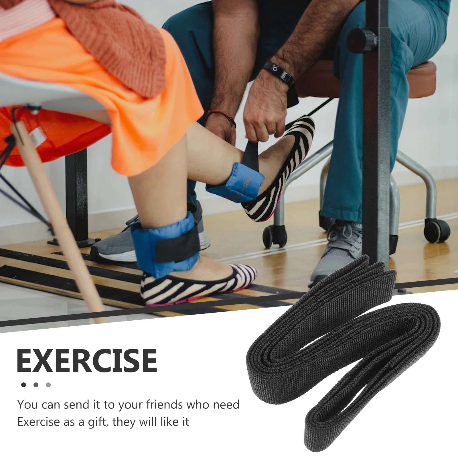 

Leg Lifter Convenient Strap Durable Heavy Duty Leg Assist for Exercise Training Walking Versatile Practical Band