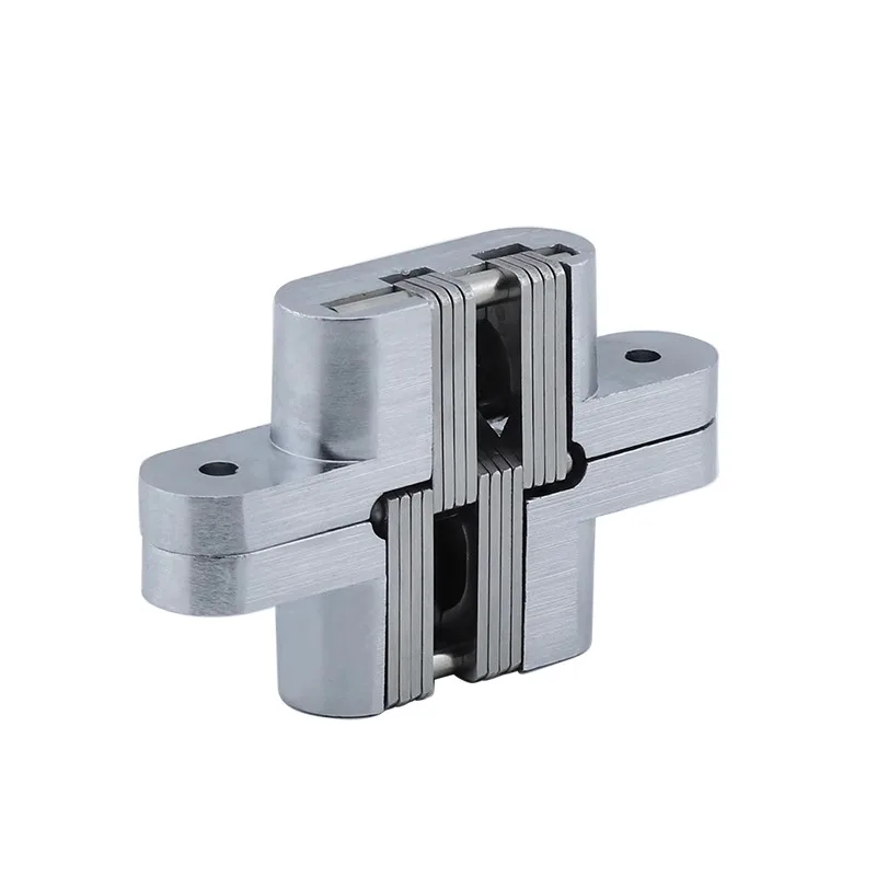 Cerniera per cancello nascosta Cerniere invisibili in acciaio inossidabile Barile nascosto Scatola di legno Cerniera per porta incorporata per carichi pesanti Cilindrica
