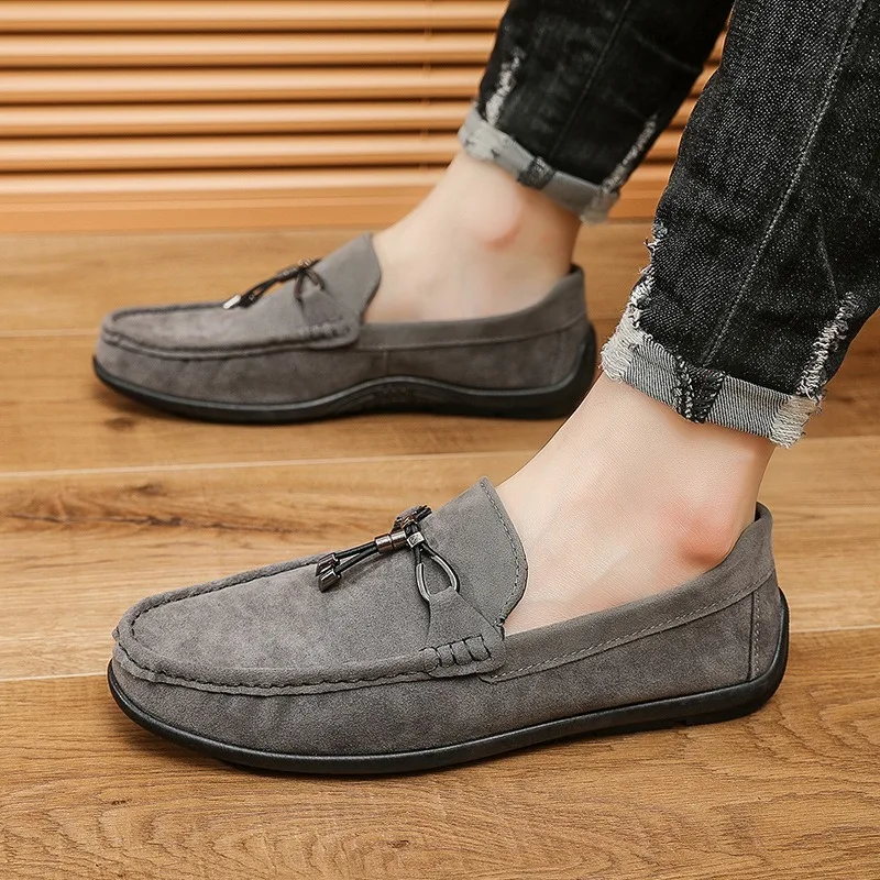 slip on shoes man loafers man casual shoes designer luxury loafers shoes for man boat shoes mocassin homme barefoot hombre