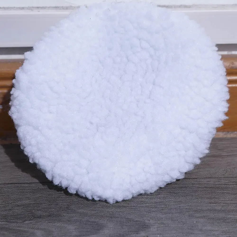 Accessories Car Beauty Tool Car Paint Care Polishing Terry Cloth Woolen Fleece Pad Polishing Bonnet Buffer Pad Waxing Polisher