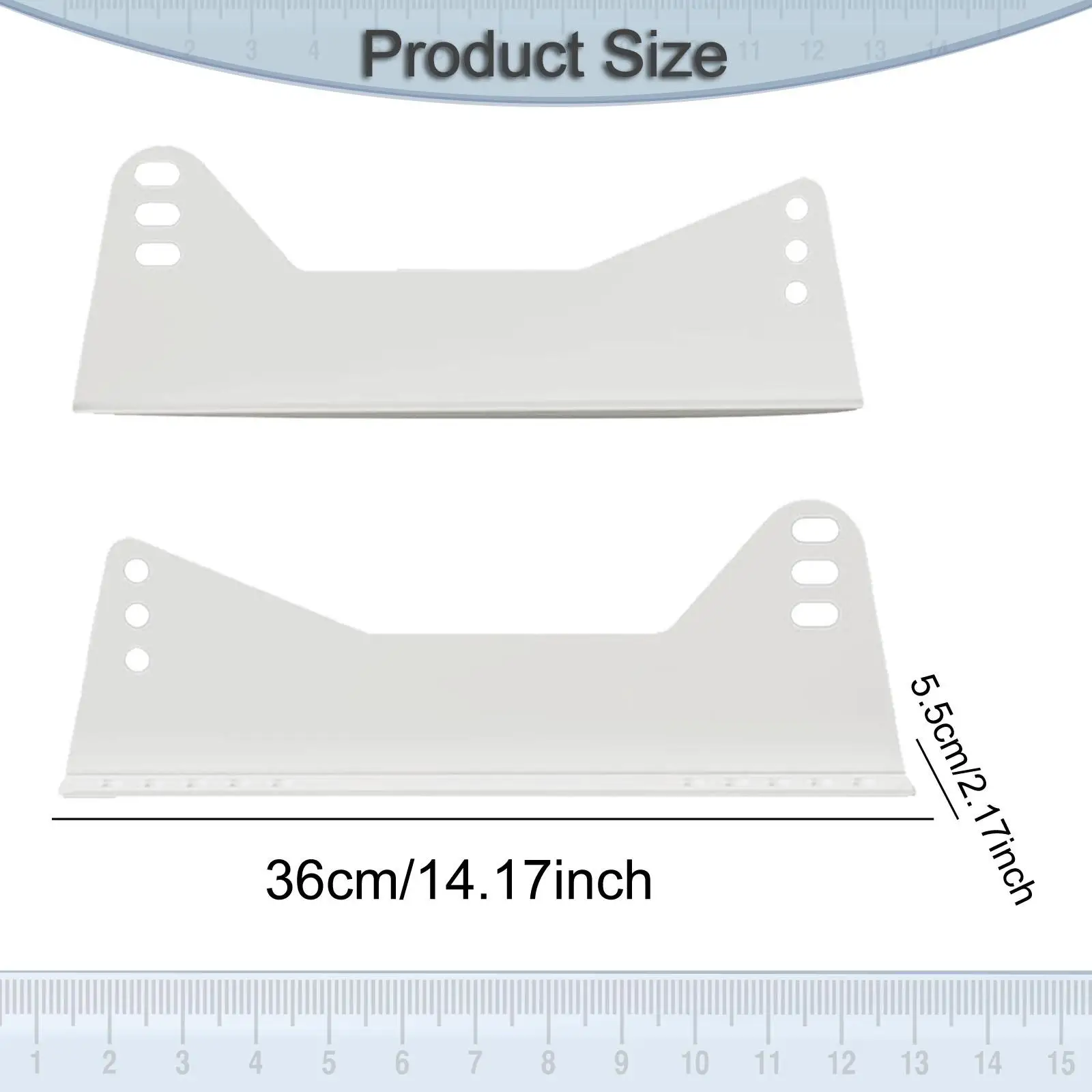 High Performance Race Seat Side Mount Bracket Kit Universal L Shape Adjustable Repair Parts for Bucket Seats