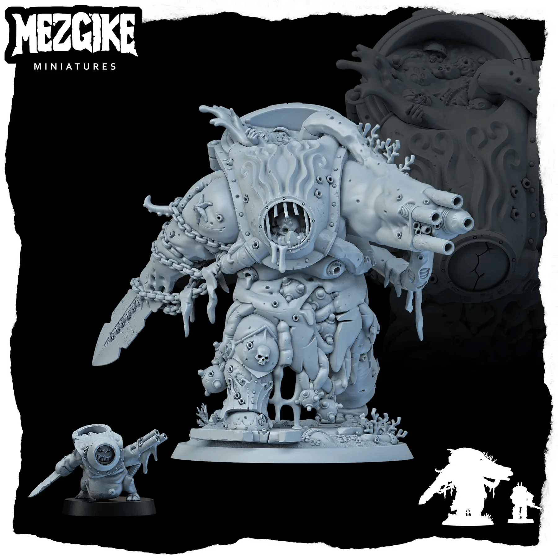 

Heavy dredge Prince, Plague Figure, Space Walker, Plasma Gun, HD 3D Printed Resin Model, Action Guard Proxy Wargame