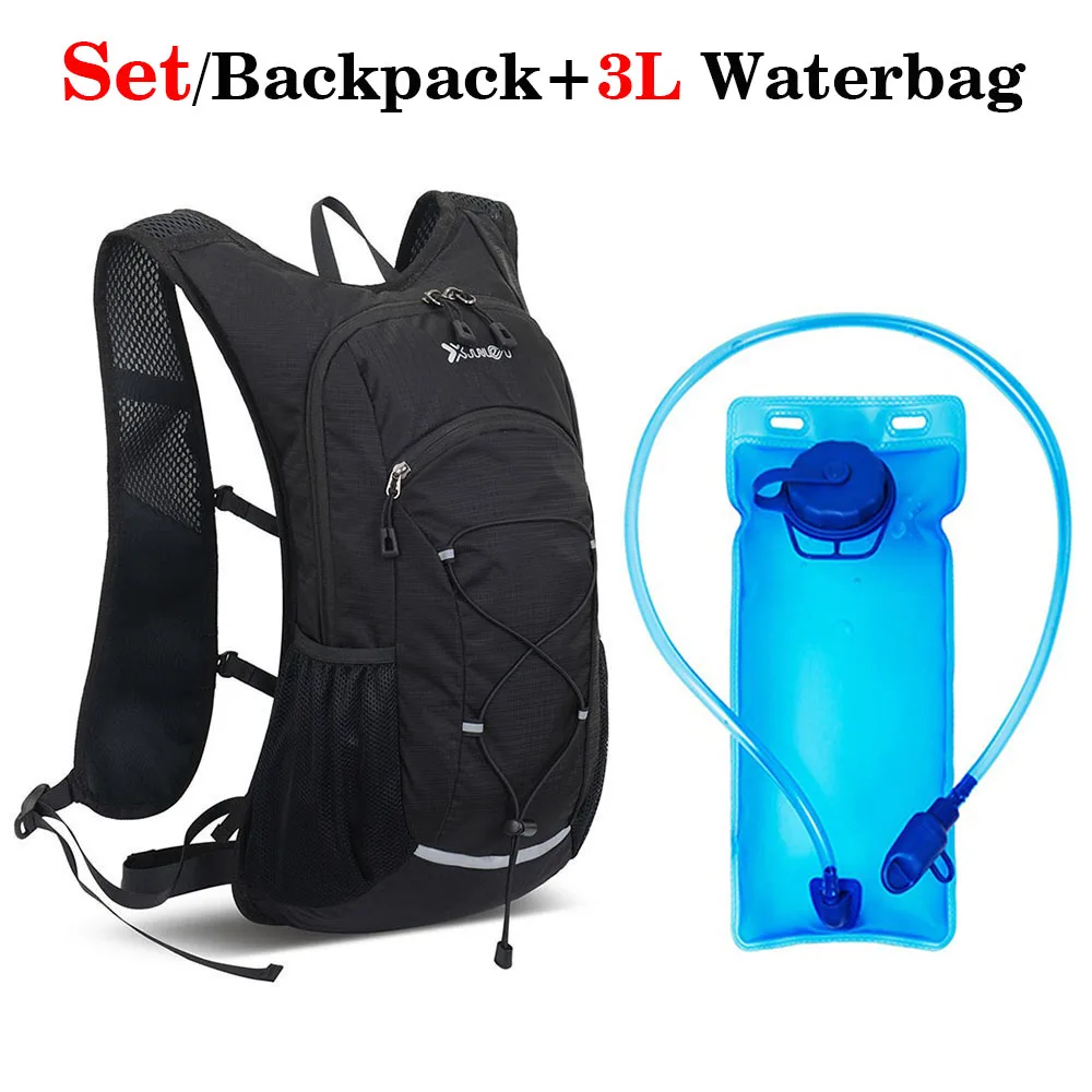 New Bike Riding Water Bag Backpack Portable Waterproof Rucksack Hydration Bag 3L Outdoor Sports Running Inner Bladder Knapsack