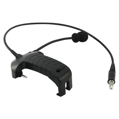 Tactical Headset Adapter External Microphone Kit for Walker's Razor Hearing Protection Electronic Shooting Earmuffs with U94 Ptt - Image 2