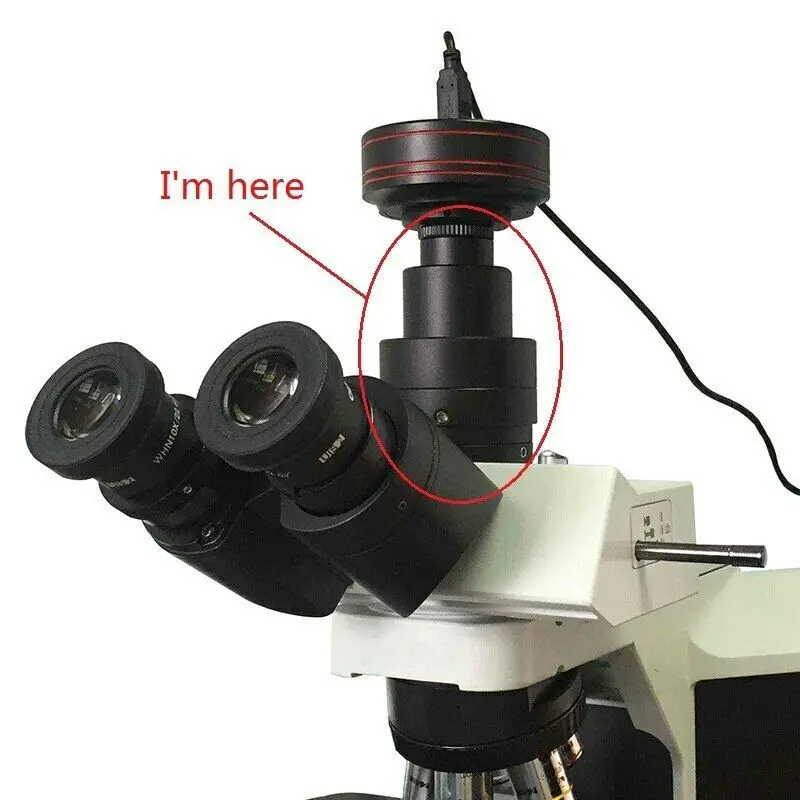 0.35X-1X Microscope Reduce Lens C-Mount CCD Camera Adapter for Olympus Trinocular Microscope