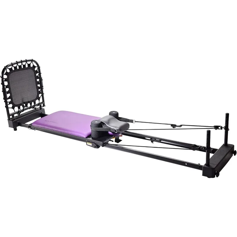 Pilates Reformer Workout Machine for Home Gym - Cardio Fitness Rebounder - Up to 300 lbs Weight Capacity