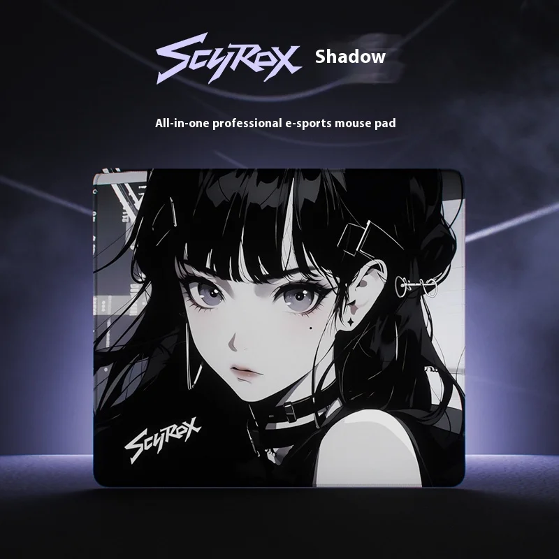 

Scyrox Shadow, нейтральный скользкий игровой коврик для мыши с тонкой поверхностью CS2 APEX Valorant, легкие гладкие тканевые коврики для компьютерной мыши