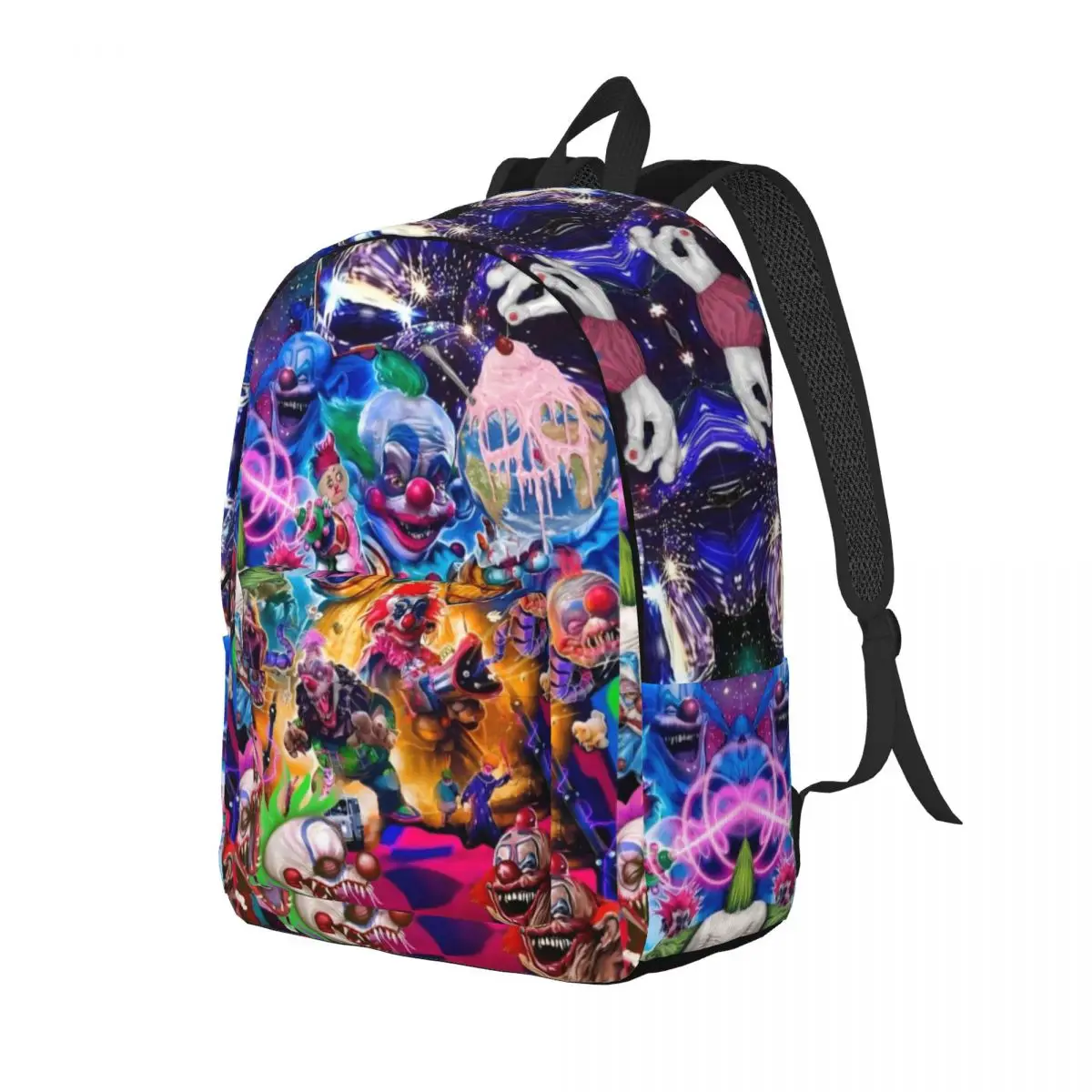 K-Killer-Klowns-De Mochila escolar informal liviana impresa para la escuela, al aire libre, compras, oficina 15,7 pulgadas 17,7 pulgadas