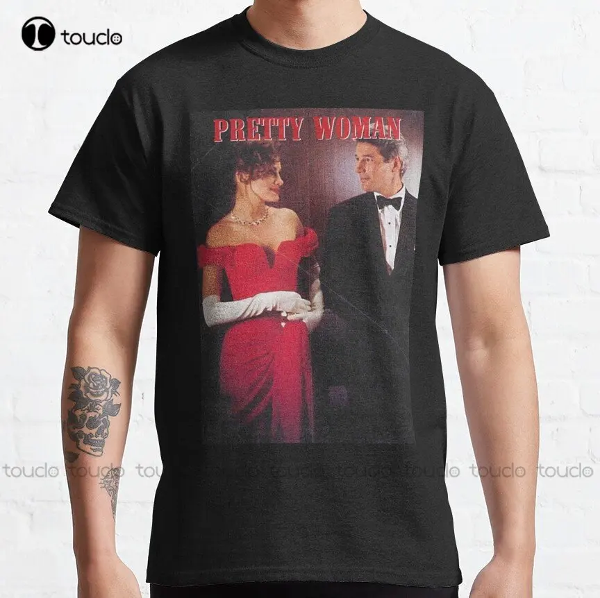 Pretty Woman American Actress Classic T-Shirt Custom Aldult Teen Unisex Digital Printing Tee Shirts Custom Gift Xs-5Xl Tshirt