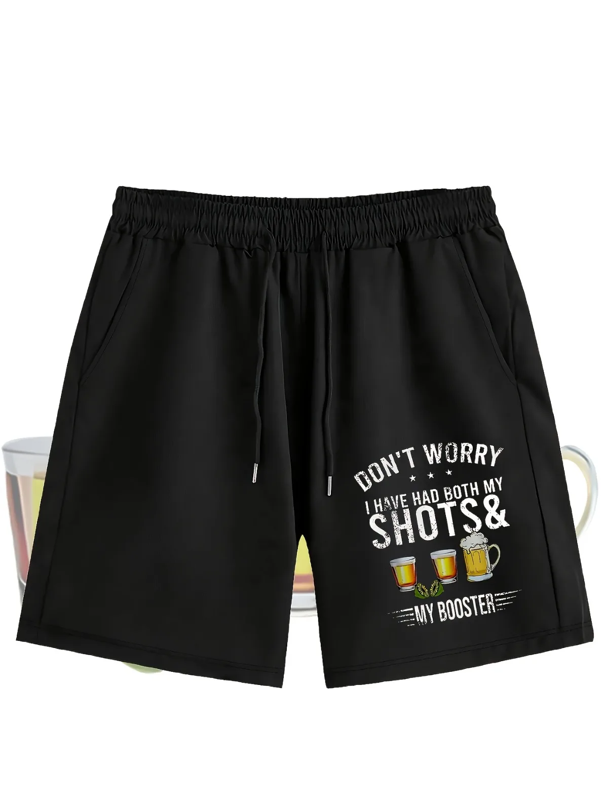 

Мужские спортивные шорты для тренажерного зала, гольфа, повседневная уличная одежда, черный узор с принтом, подходит для занятий спортом и повседневной носки, шорты для мужчин