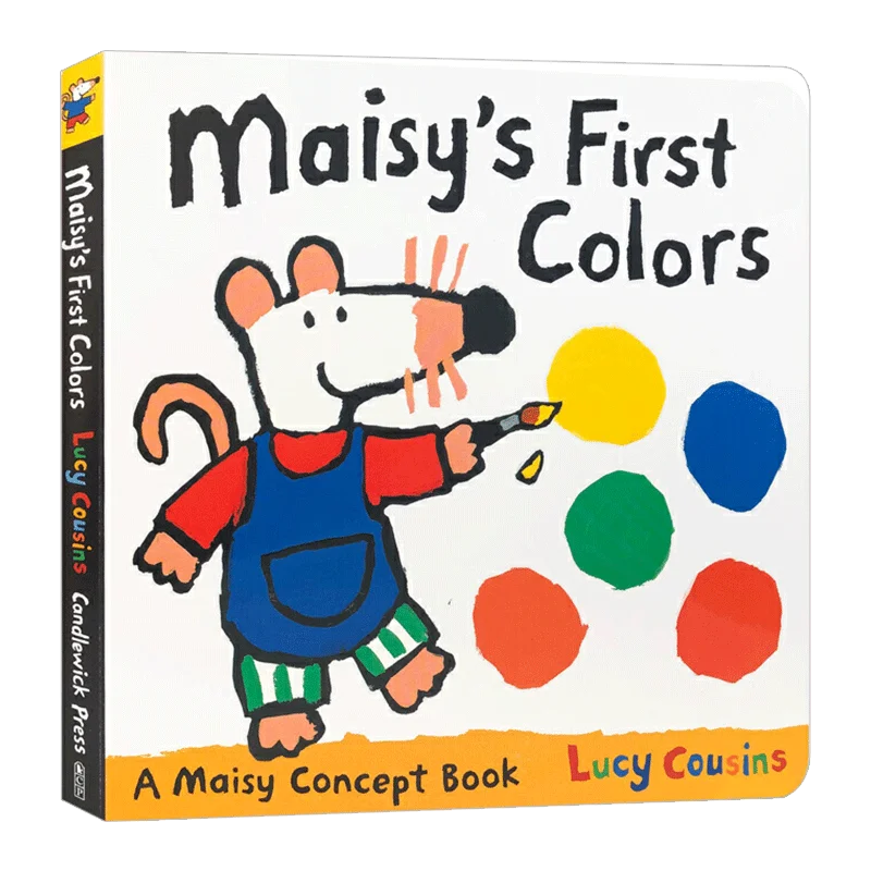 

Maisy's First Colors, Lucy Cousins,Children's books aged 3 4 5 6, English picture books, 9780763668044