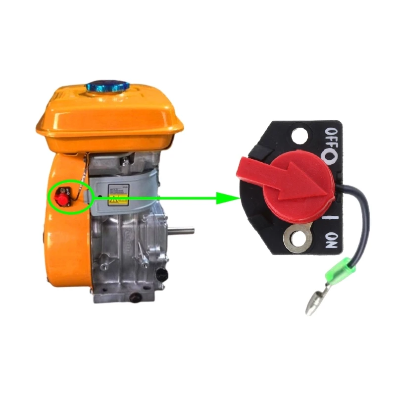 On/Off Engine Stop Switches Shutdown Fit for Robin EX13 EX17 EX21 EX27 EX35 EH36 EH41 EY20 EY28 On Off Switches Easy to Install