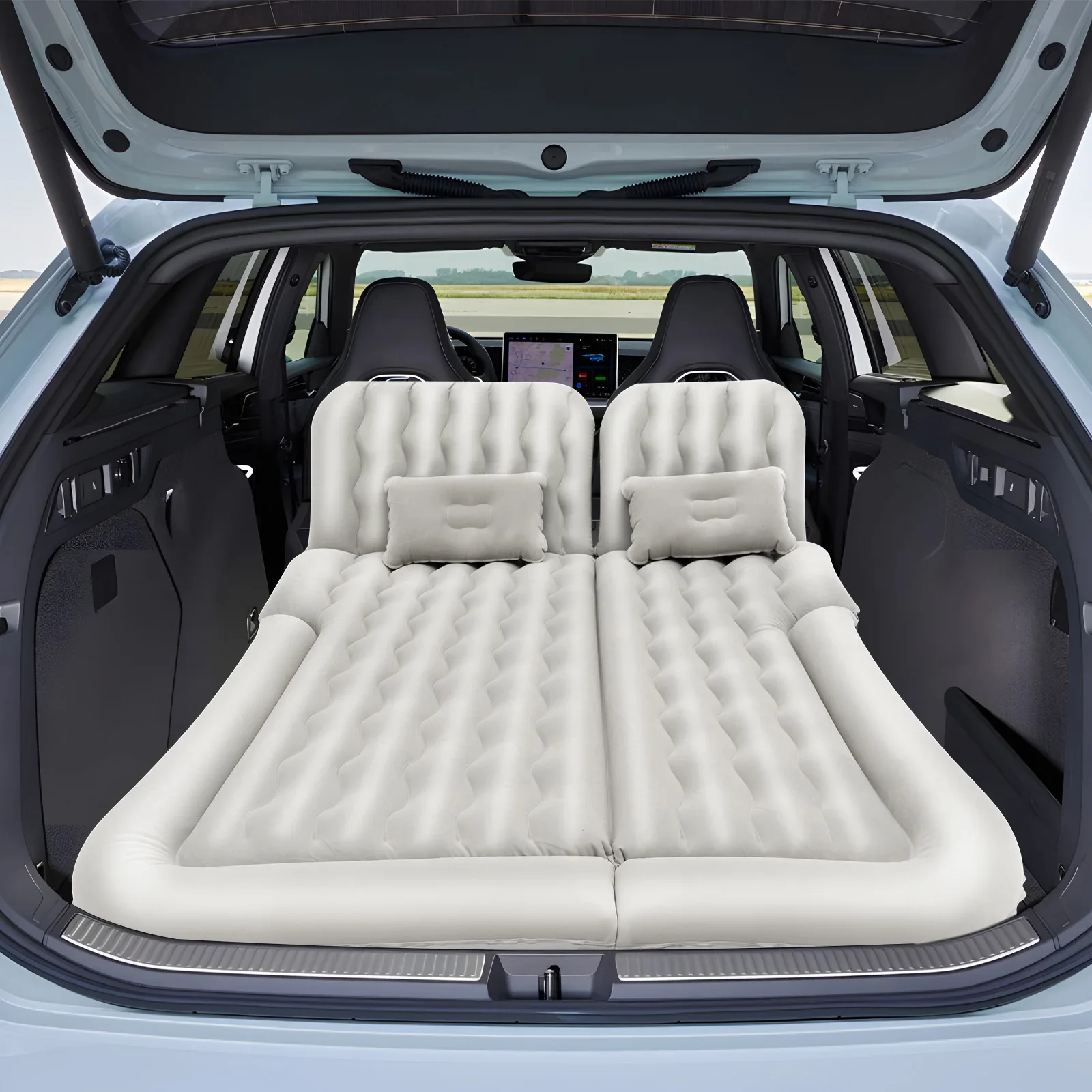 

For SUV Truck Van Car Air Bed Inflatable Cushion Air Mattress Backseat with Pump