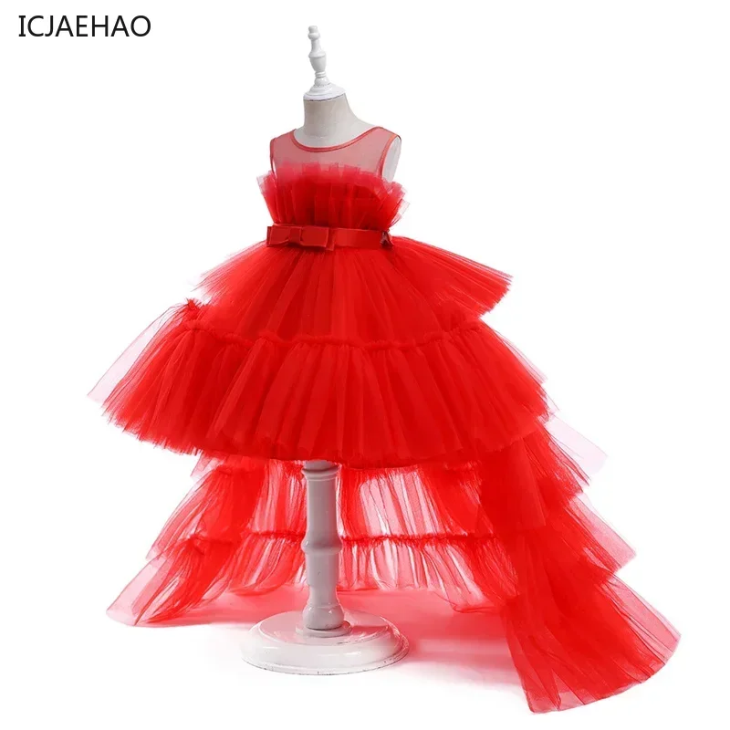 2025 Princess Formal OccasionProm Partywear Teenagers Vestidos Dresses Mermaid Dress For Kids Girls Infant Tulle Cloth Children