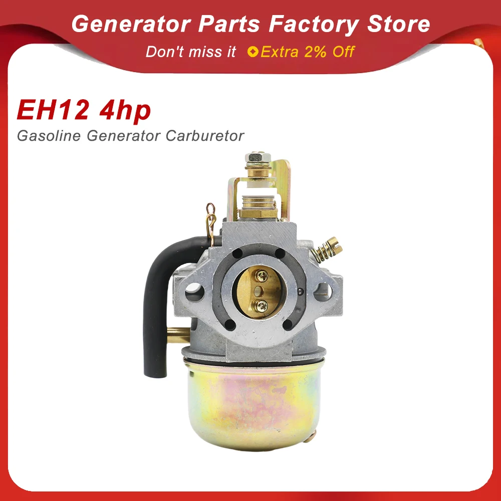 Carburador generador EH12 4hp para accesorios de generador Robin Subaru, pieza de repuesto de motor