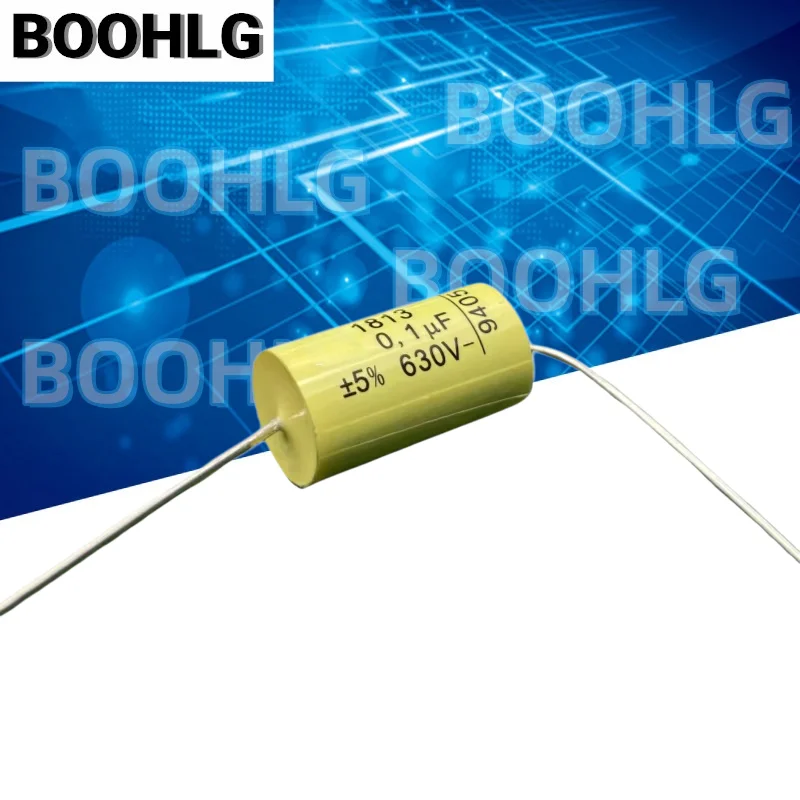 5PCS MKT 1813 0.1uF 104 630V Audiophile Coupling Capacitor 10X20MM for Tube Amplifier