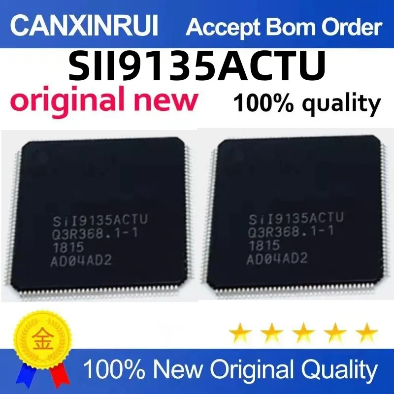 

New original SII9135ACTU package TQFP-144 video audio interface chip