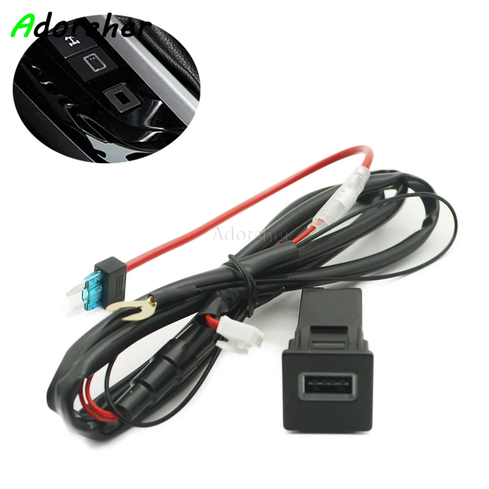 

12V/24 Car Fast Charging Adapter USB QC3.0 Interface Socket Power Socket Switch For ISUZU D-MAX 21-23 Accessories