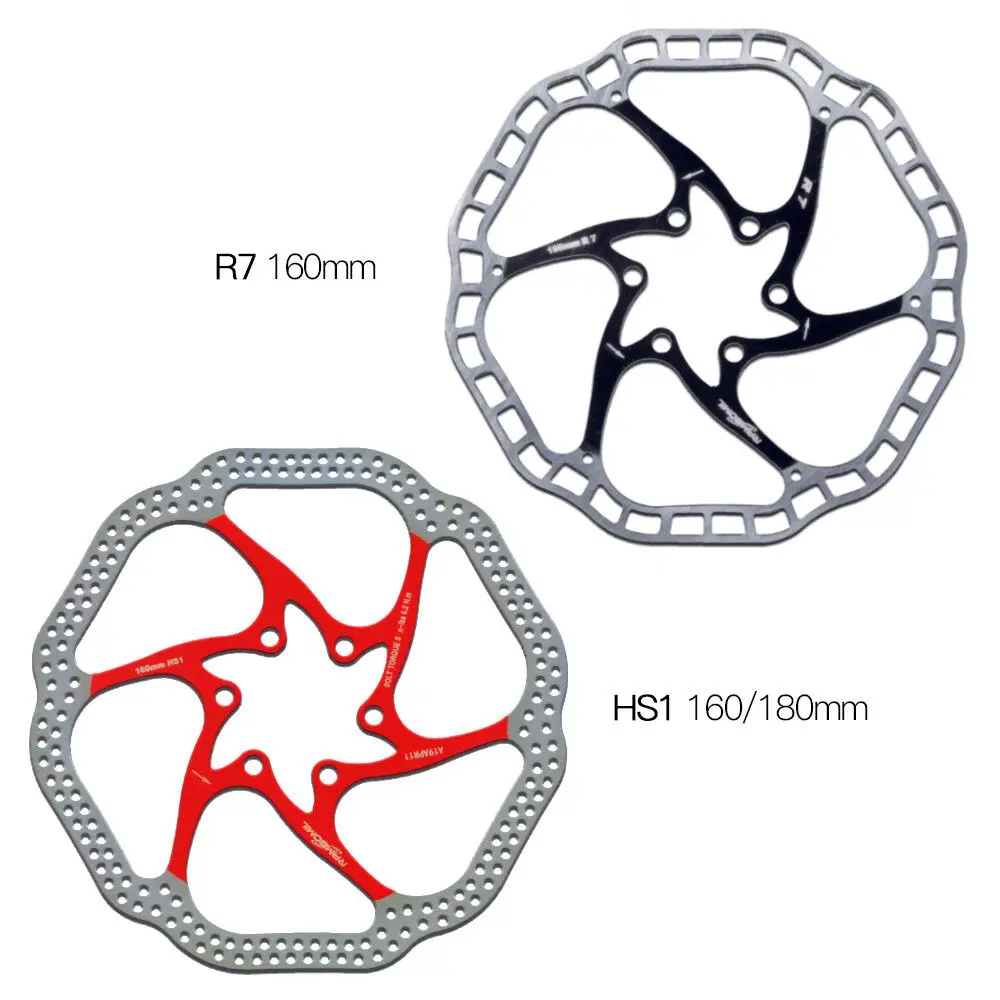 HS1 Mtb Hydraulic Brake Discs For Bicycle Mechanical Rotor 160 180 203Mm Scissors Disco De Freno Mountain Bike Freio Hidraulico