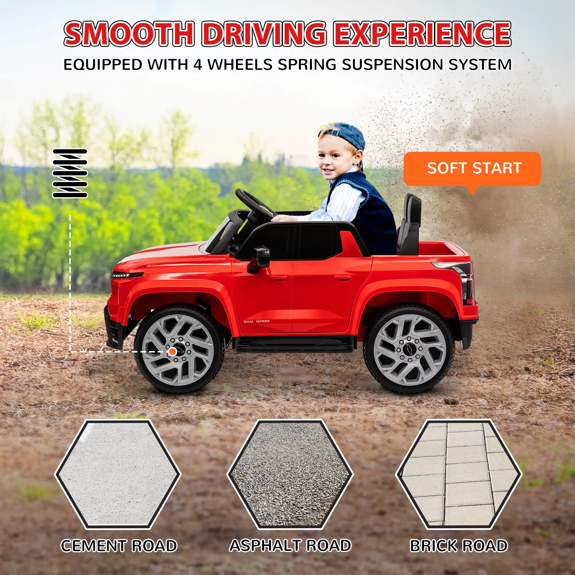 รถยนต์ไฟฟ้าสำหรับเด็ก 12V พร้อ - Kids Outdoor Electric Car บทวิจารณ์และราคา