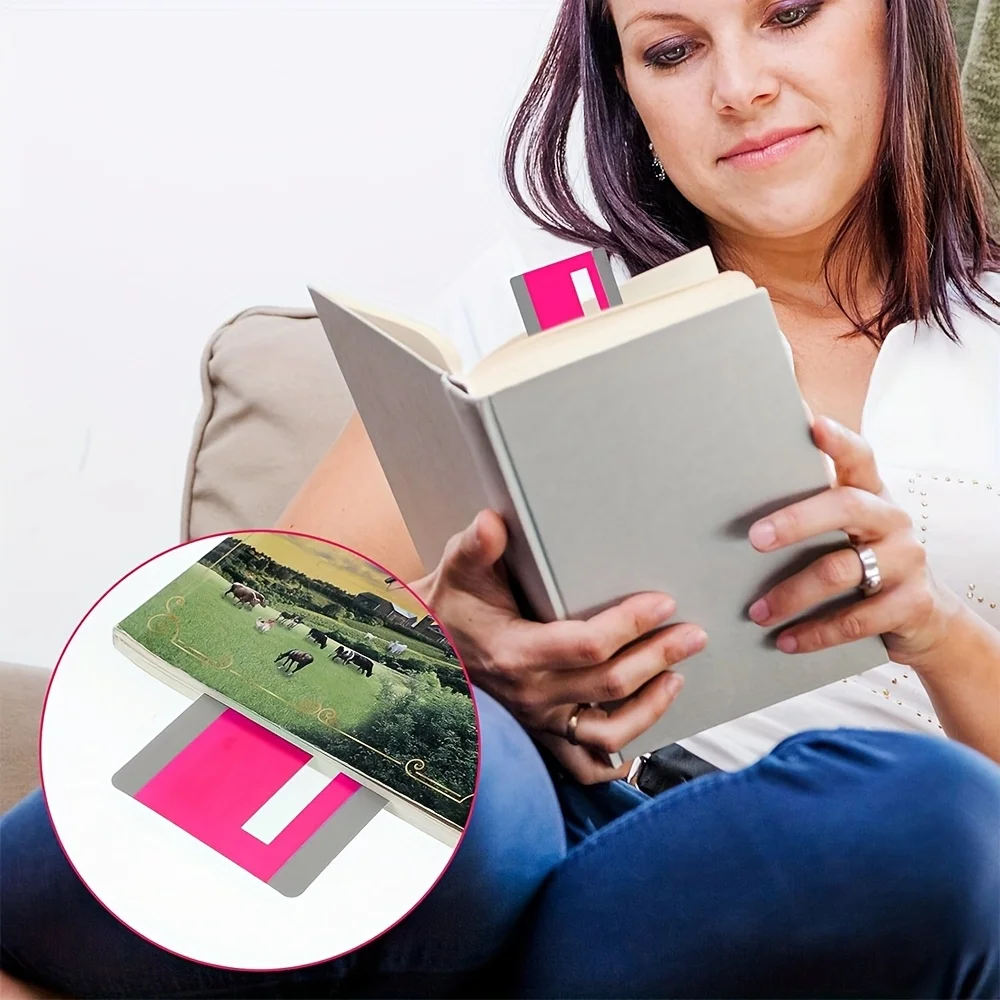 2 قطع كبيرة الحجم شرائط القراءة الموجهة تسليط الضوء على W85 تراكب متعدد الألوان القراءة تتبع الحكام للإشارات المرجعية عسر القراءة