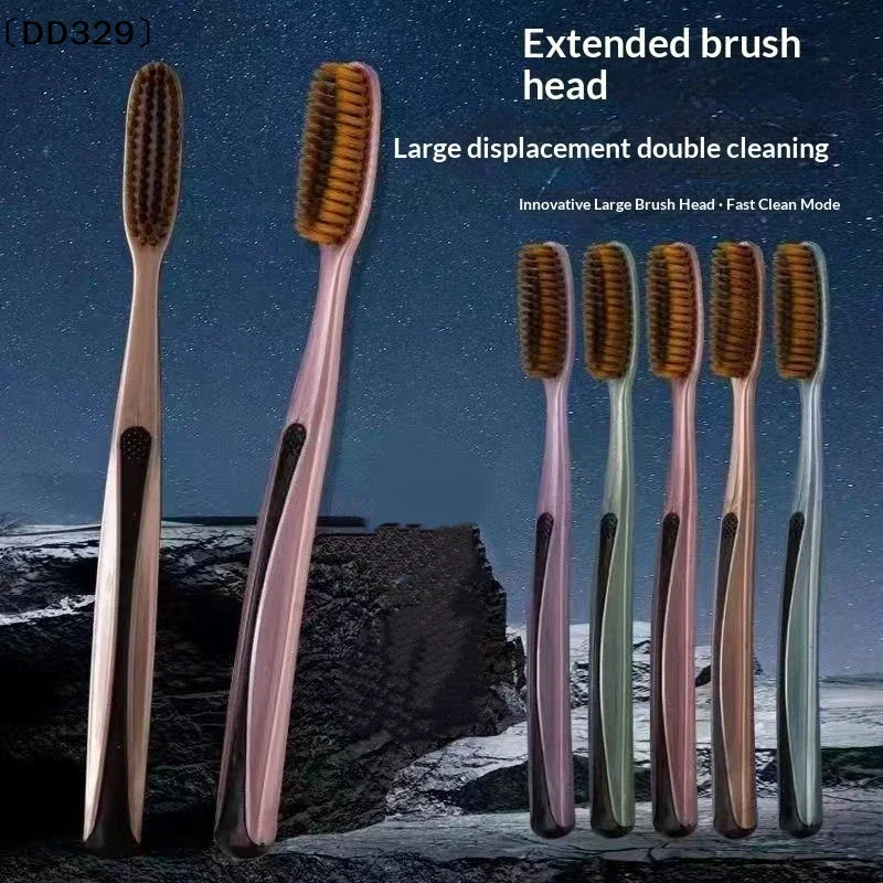 1/2/5 Pcs Adult Toothbrush Head U-shaped Extended Widened Individual Packing Advanced Soft Bristle Brush Teeth Oral Clean〔DD329〕