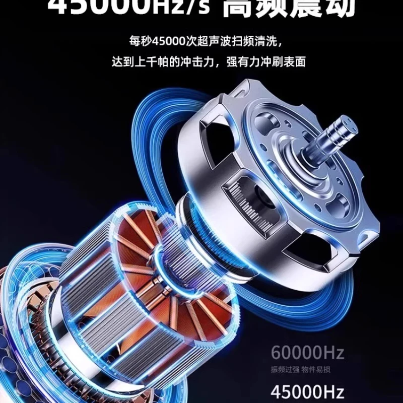 Ultrasonic Jewelry Cleaner for Glasses Rings Dentures Home Use Automatic Cleaning Machine