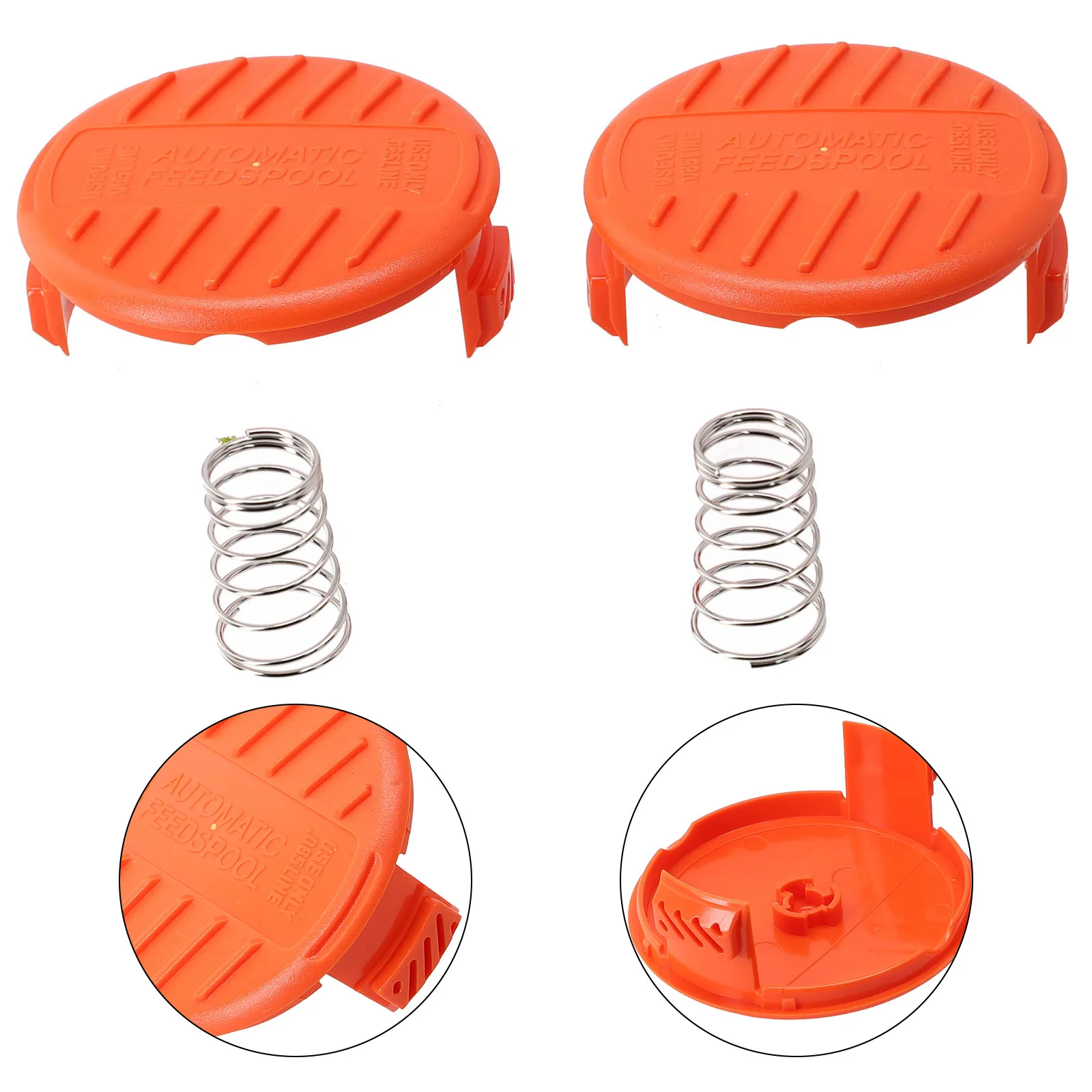 Cover Spool Cap 385022-03 Strimmer 90624846 Trimmer Accessories Equipment For Black & Decker GH400 Garden Grass