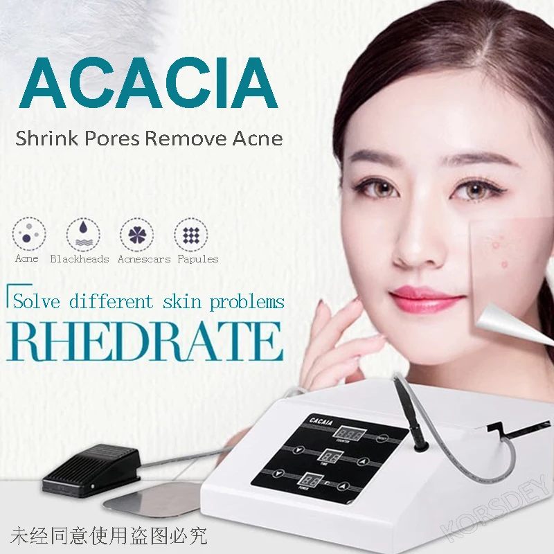 เกาหลี Acacia Rf Micro ฉนวนเข็ม Face Care Syringoma Aca กําจัดสิว Shrink Pore Treatment Salon ใช้เครื่องมือความงาม