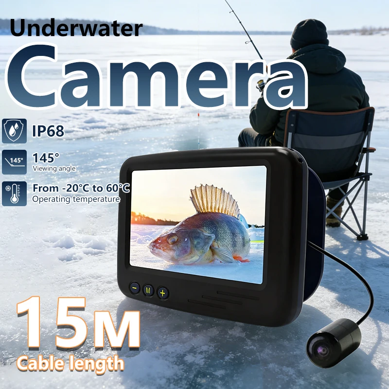 Cámara de pesca submarina con visión nocturna y LCD 4.3 pulgadas - imagen 2