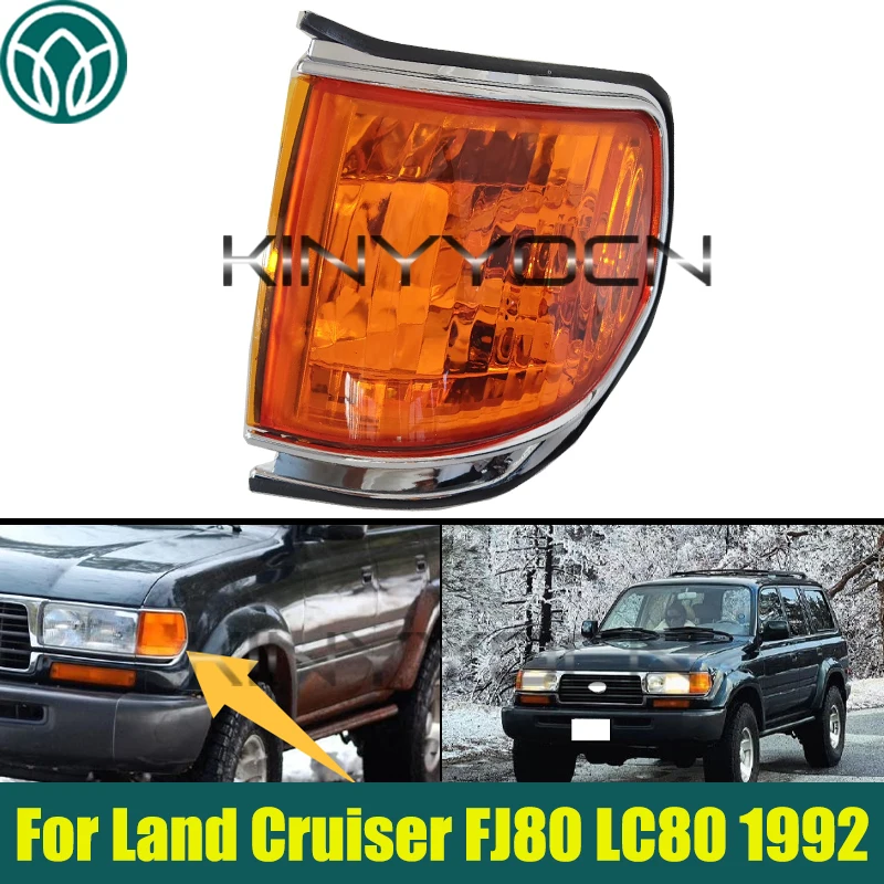 

Front Corner Lamp Turn Signal Light For Toyota Land Cruiser FJ80 LC80 1992 Indicator Corner Light