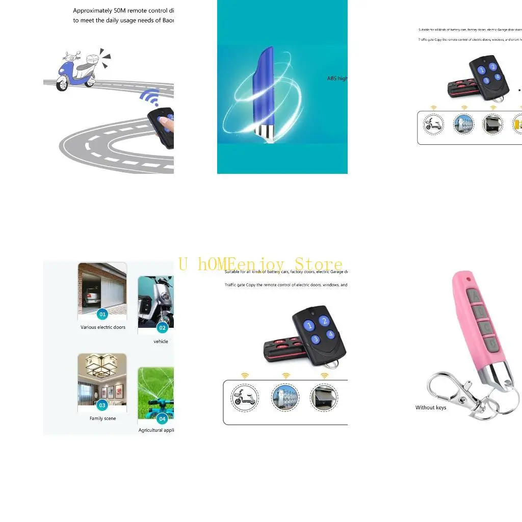 B0KF Wireless Remote Control Switch 12V 24V 4CH RF Receiver 315Mhz Transmitter for Garage Gate Controller