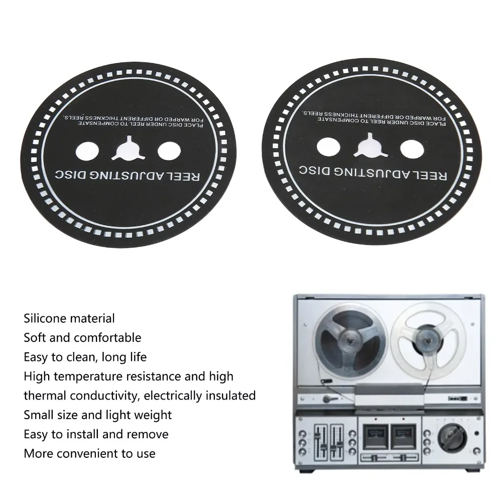 Durable Gasket for Nab HUB Adapter Adapter Black Reel Adjusting Disc Silicone Silicone Reel Disc Recorder Maintenance