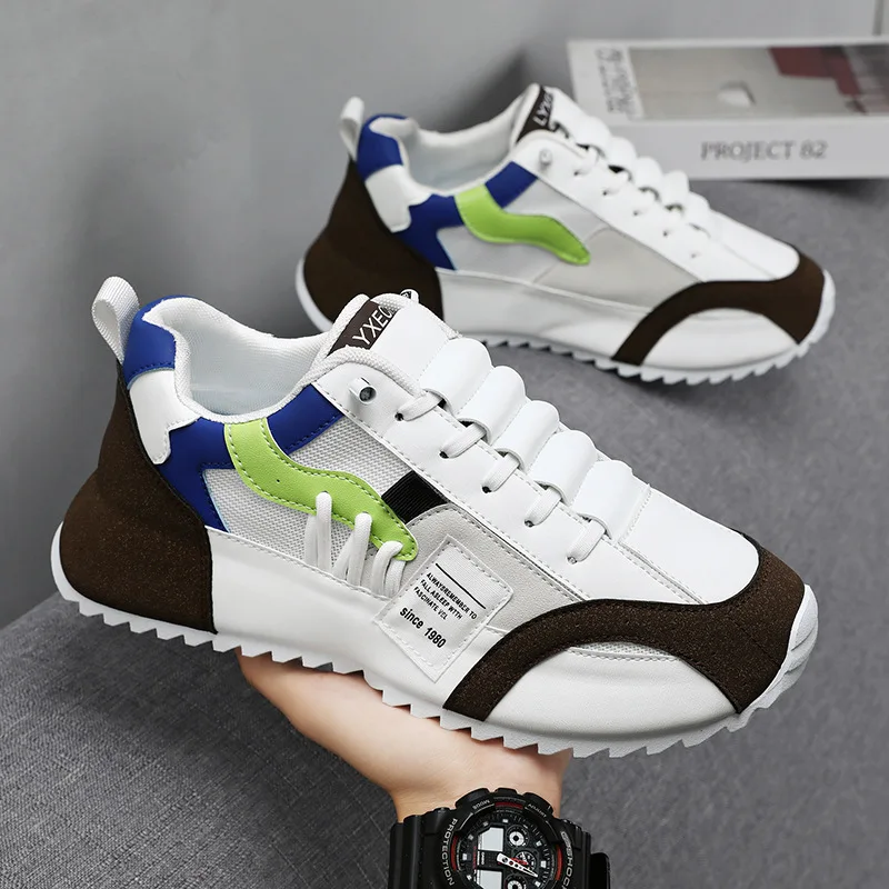 Men Sneakers Luxury Sports Shoes Moccasins Chunky Men Casual Sneakers Comfortable Breathable Trend Designed Personality Shoes