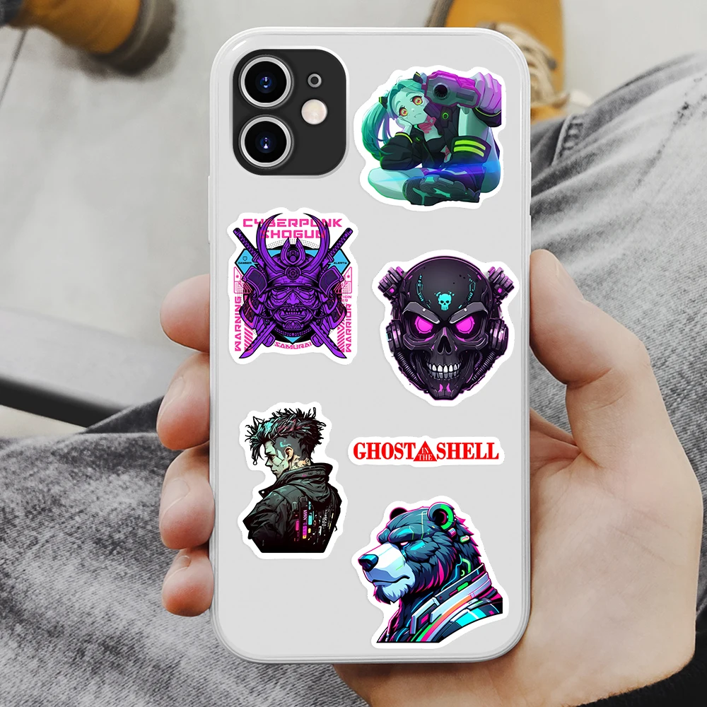 Cyberpunk 80s Sci-fi Anime Game Stickers Art Gift Decal for Laptop Phone Scrapbook Luggage Decorative Bottles Waterproof