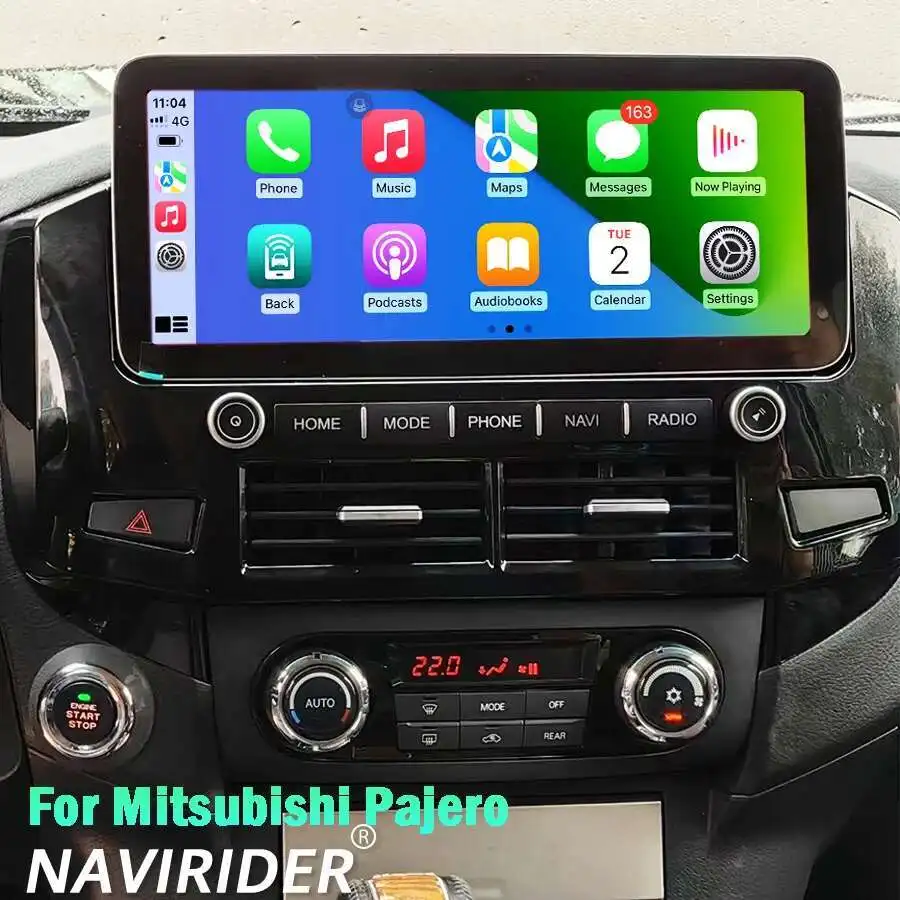 

12,3-дюймовый Android-экран для Mitsubishi Pajero 4 V73 2012-2016, стерео автомобильный радиоприемник, мультимедийный плеер, авто Carplay, GPS-навигация, DSP