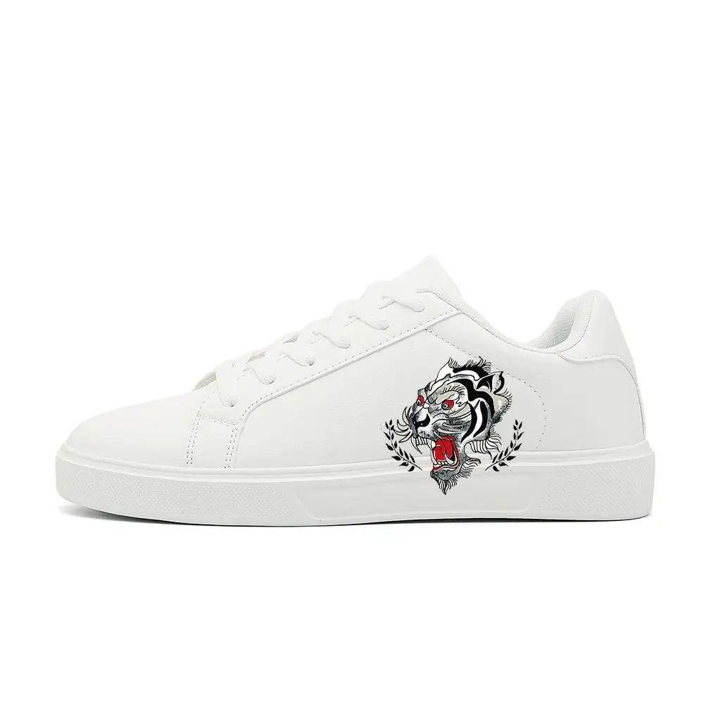 حذاء رياضي شبكي أبيض للجنسين: كاجوال رياضي - خفيف الوزن ومسامي، غير قابل للانزلاق للمشي والقيادة، طلاء جرافيتي أبيض #2