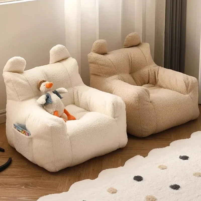 

Adorable Children’s Sofa Cashmere Armchair Removable and Washable Cover Perfect Reading Chair for Kids