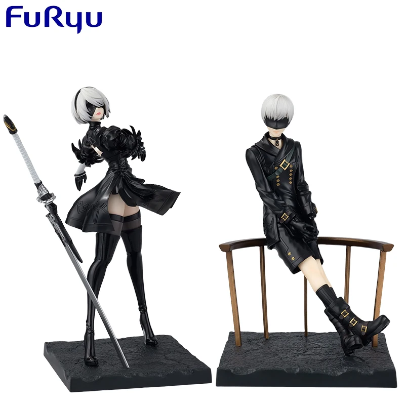 

FuRyu Genuine TENITOL NieR:Automata Anime Figure YoRHa No.2 Type B YoRHa No. 9 Type S Action Toys Kids Gift Collectible Model