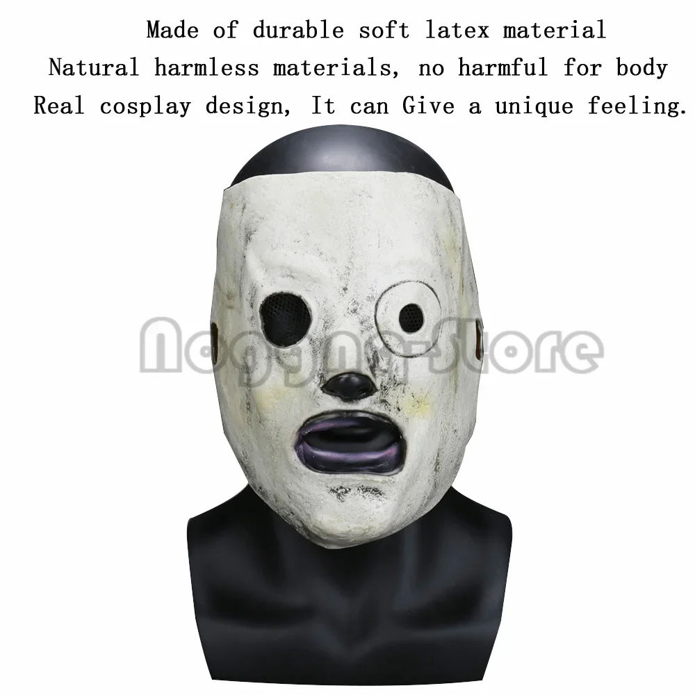 Cosplay Funny Halloween Mask Christmas For Music Fans Adjustable Tightness Full Face Costume Prop Carnival Party Prom Mardi Gras