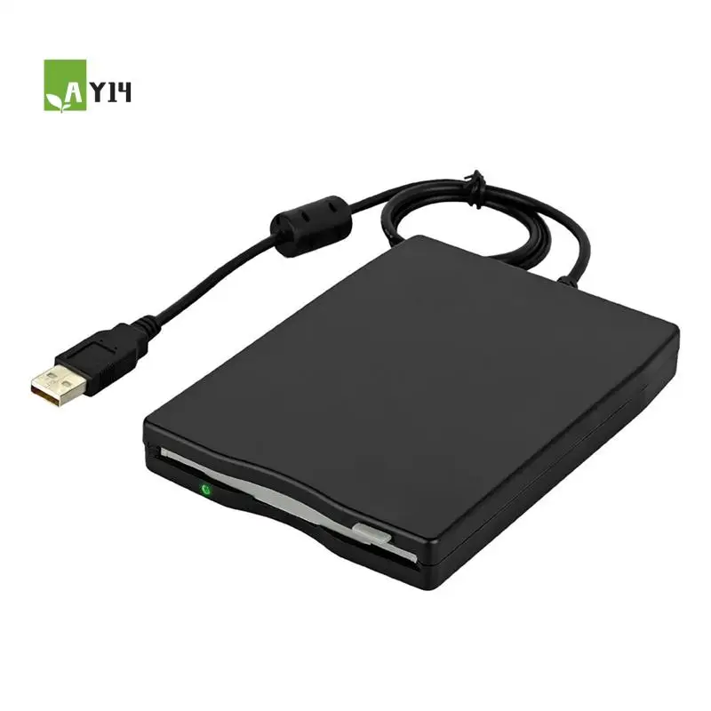 

AY14 -USB 2.0 Floppy Disk Drive Portable 3.5-Inch External Floppy Disk Reader Lightweight And Ultra-Thin Desig For PC Laptop