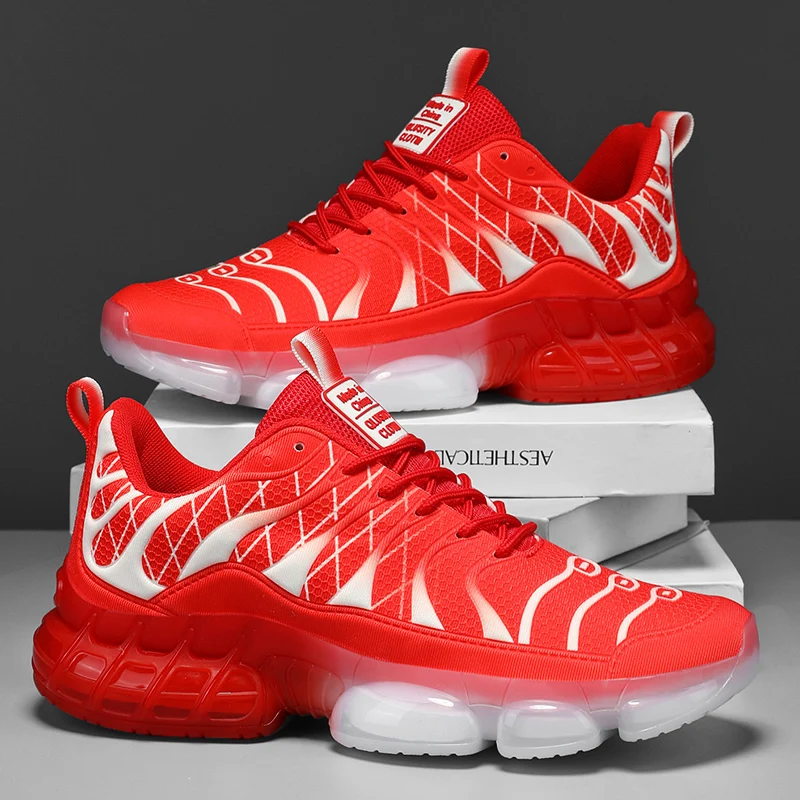 أحذية الأب، أحذية رياضية صيفية جديدة للرجال قابلة للتنفس، أحذية جري كاجوال وعصرية ومتعددة الاستخدامات بنعل ناعم