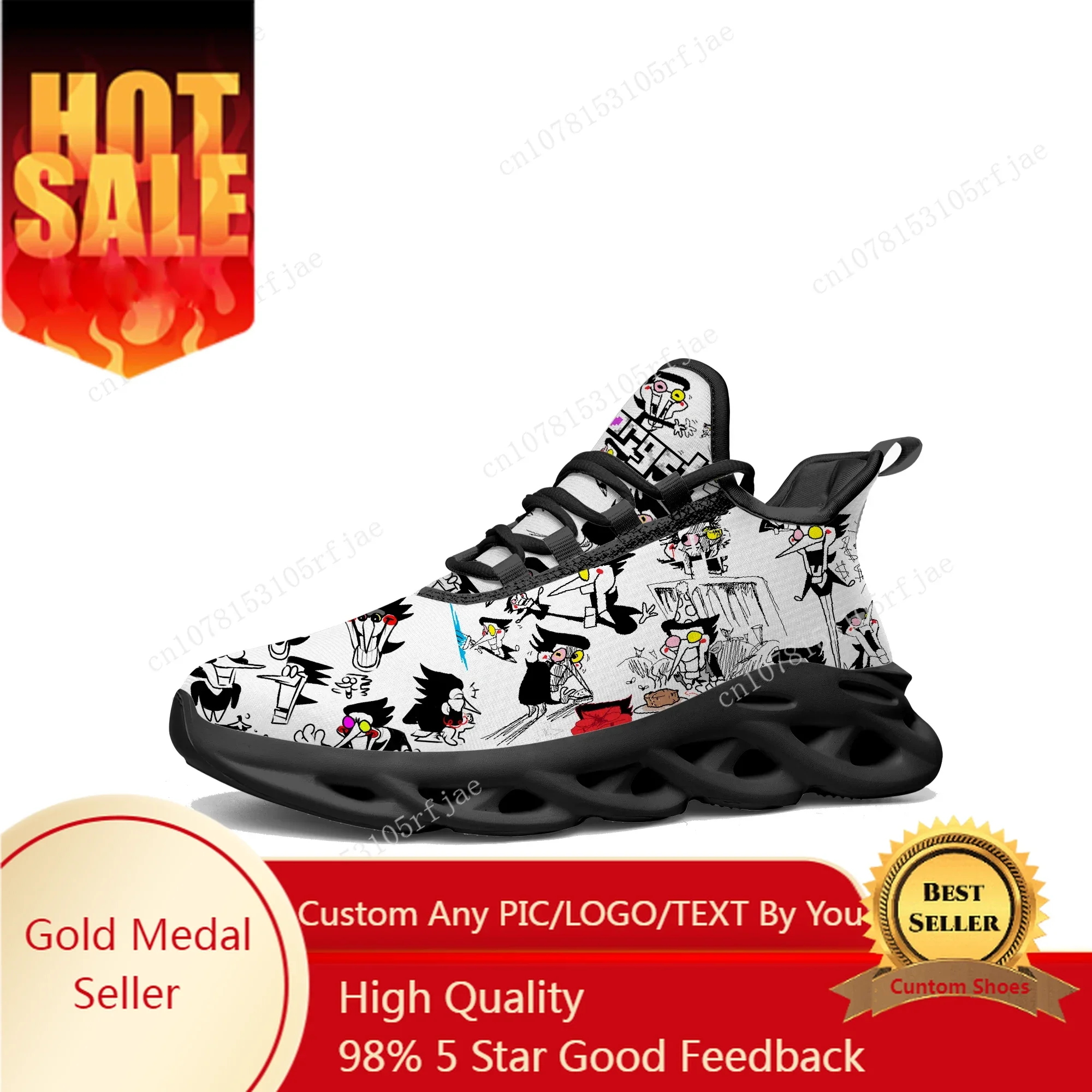 

Deltarune Flats Sneakers Cartoon Game Mens Womens Teenager Sports Running Shoes Fashion Tailor Made Lace Up Shoes