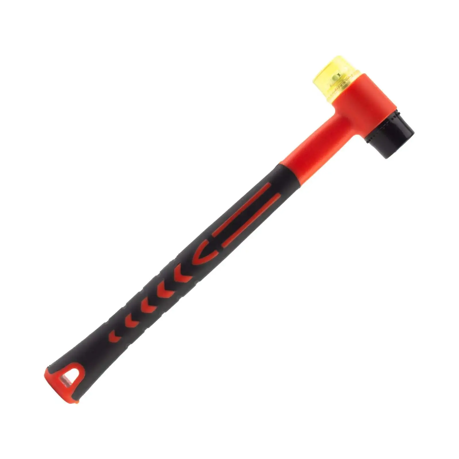 Plastic Rubber Hammer with Replaceable Head for Tile Installation, Woodwork, Jewelry Making Durable Non-Slip Grip Hand Tool