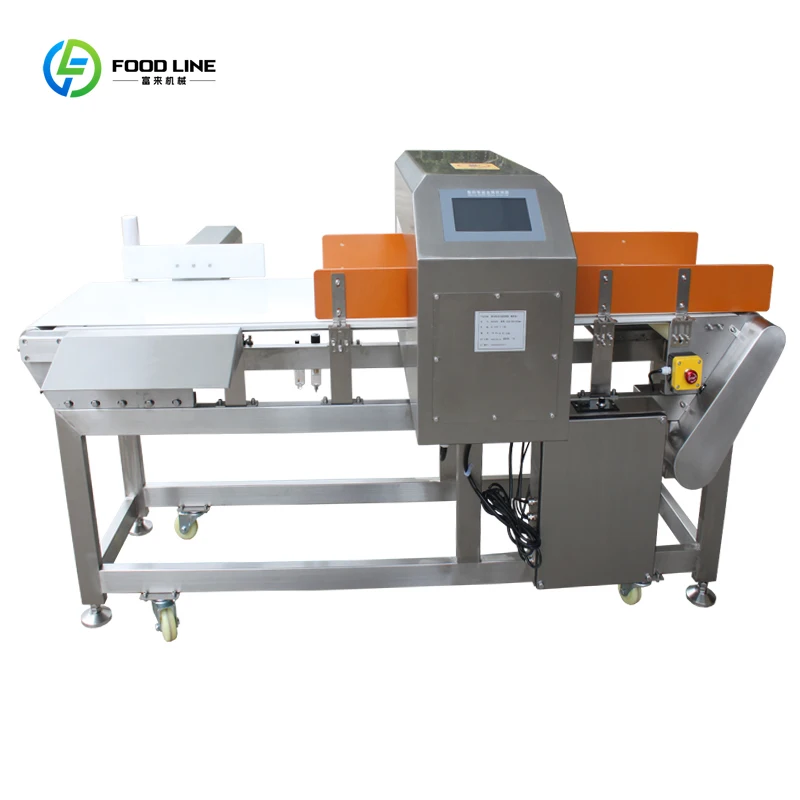 Customized Food Production Line Tunnel Metal Detector with Rejection System Price