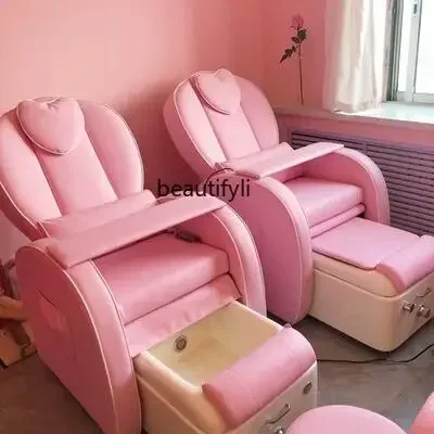 

Electric manicure sofa chair reclining beauty experience chair, manicure and eyelashes, massage bed multi-functional recliner