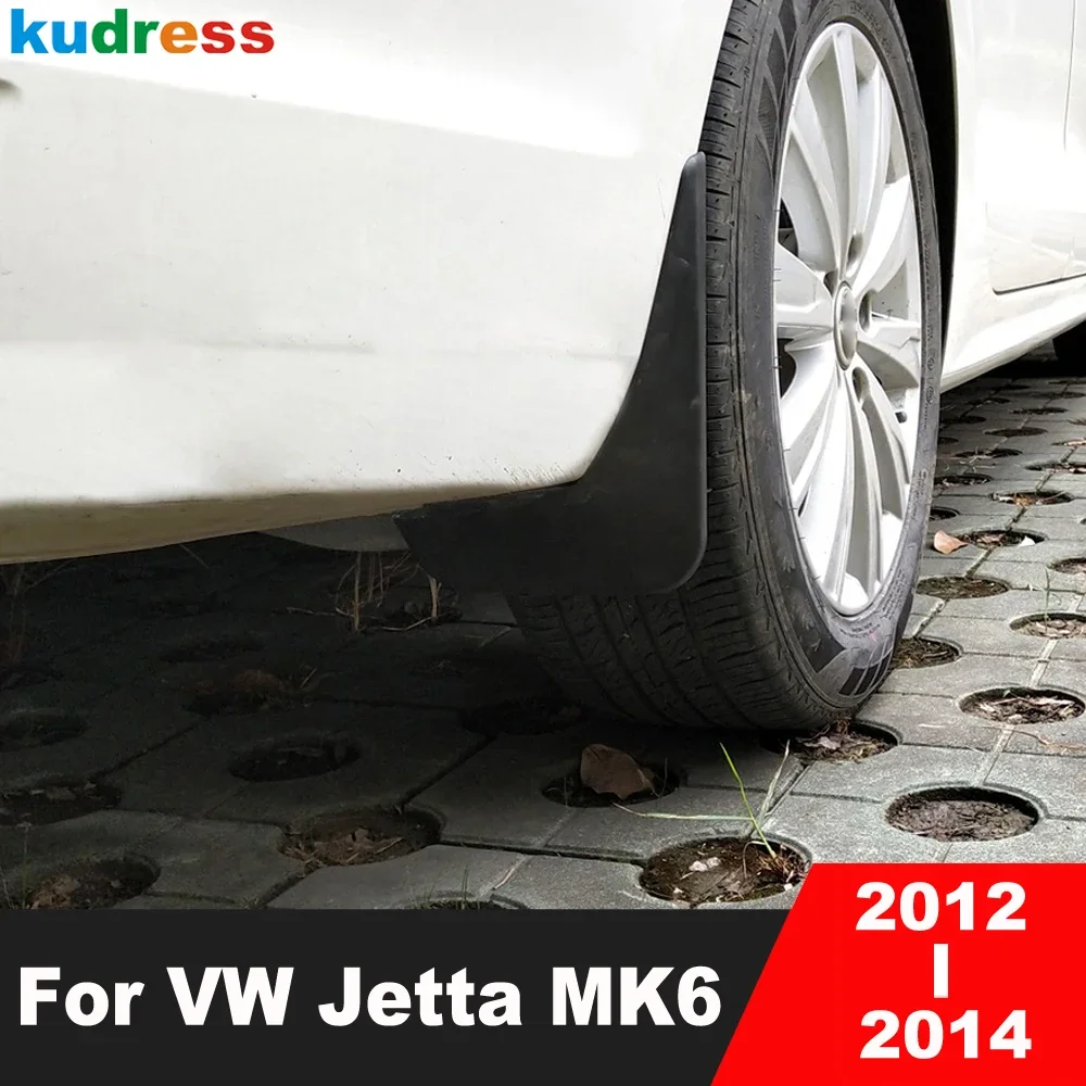 For Volkswagen For VW Jetta 6 Mk6 2012 2013 2014 Car Mudguard Mud Flaps Splash Guards Mudflaps Front Rear Fender Accessories