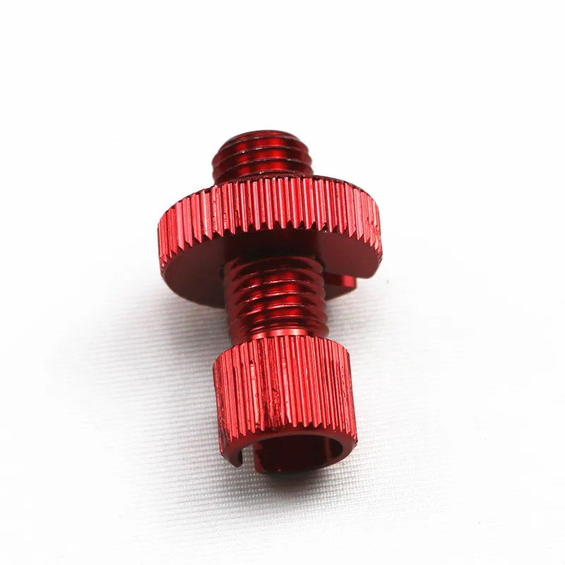 Red Motorbike Motorcycle M10 Clutch Lever Cable Adjuster Kit Bolt Lock Nut GSXR