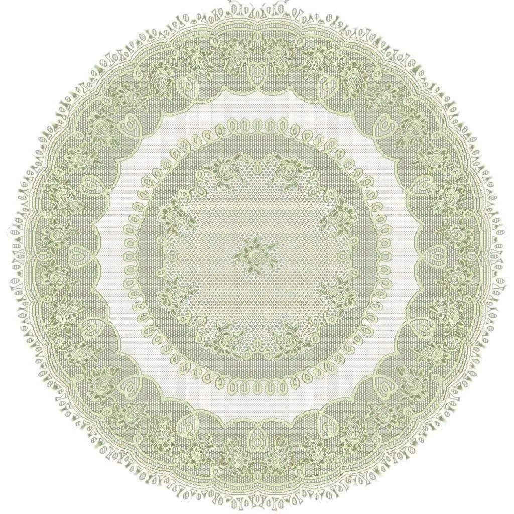 Colorful Lace Tablecloth Diameter Of 70in Circular Tablecloth Floral Lace Tablecloth Holiday Decoration Household Table Dress