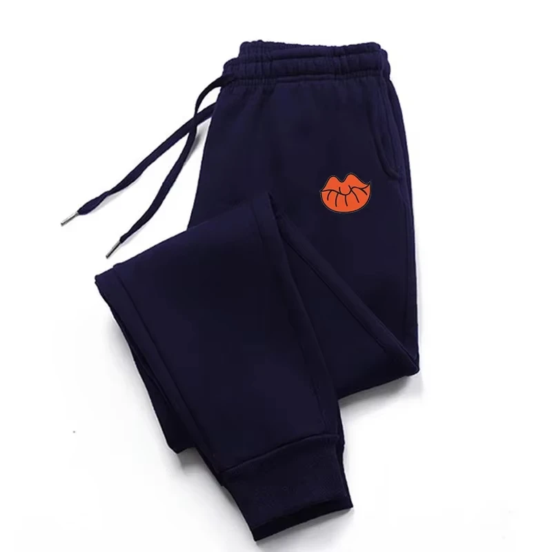 

Man Lips Printed Pants Man's Pants Soft Joggers Fitness Sweatpants Comfortable Casual Trousers Mans Fashion Baggy Pants